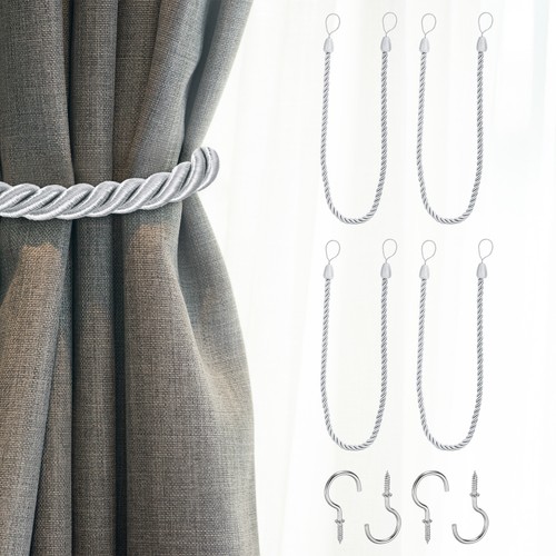4pcs curtain tiebacks - 4pcs,