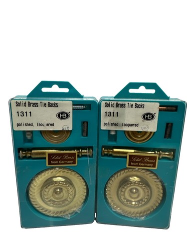 Solid brass tie backs - tie, #1311