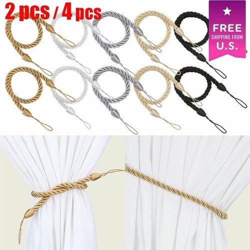4pcs curtain tieback tie - curtain,